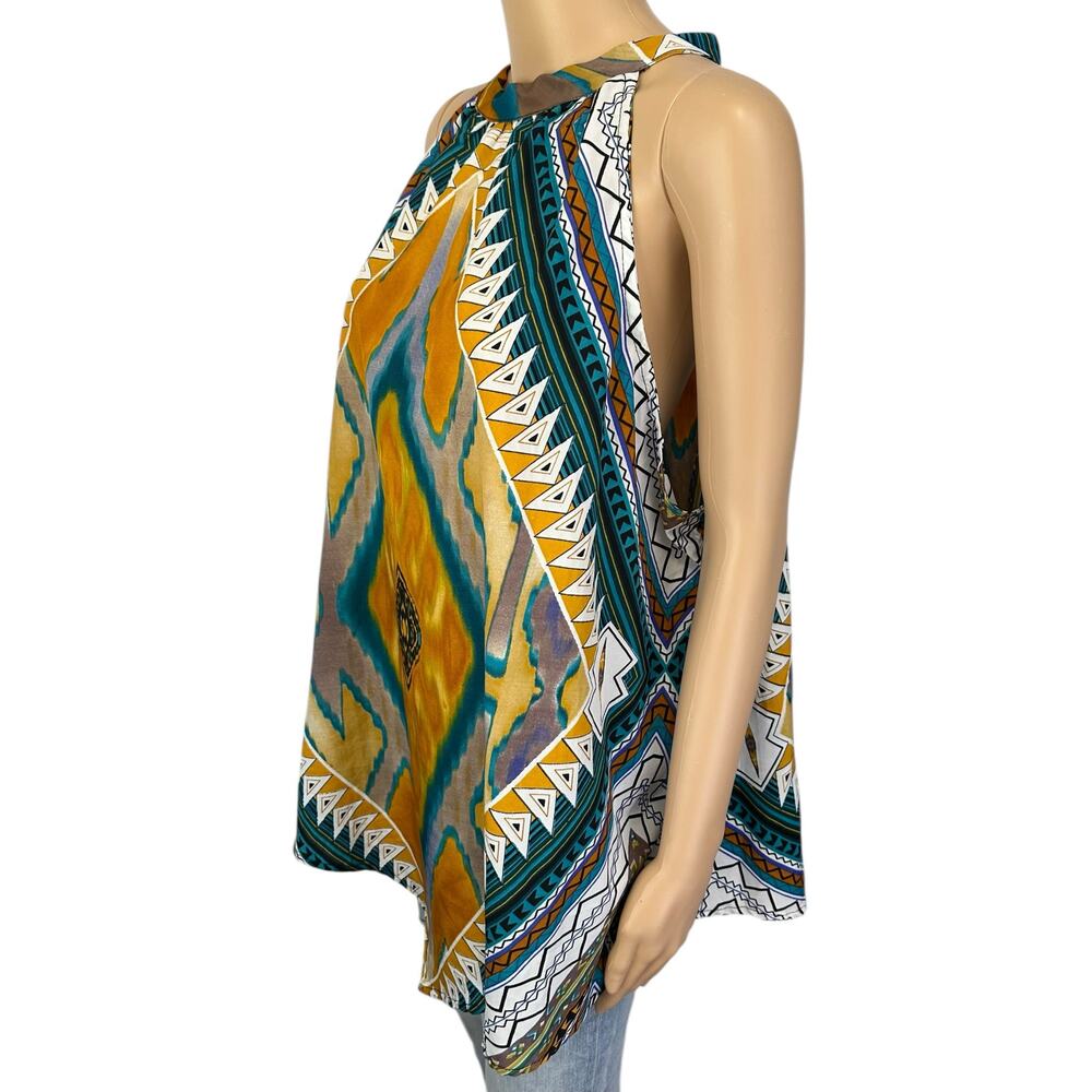 2/$15 Ashley Stewart Scarf Hem Halter Top 3X Plus Size 22/24 - Picture 4 of 11